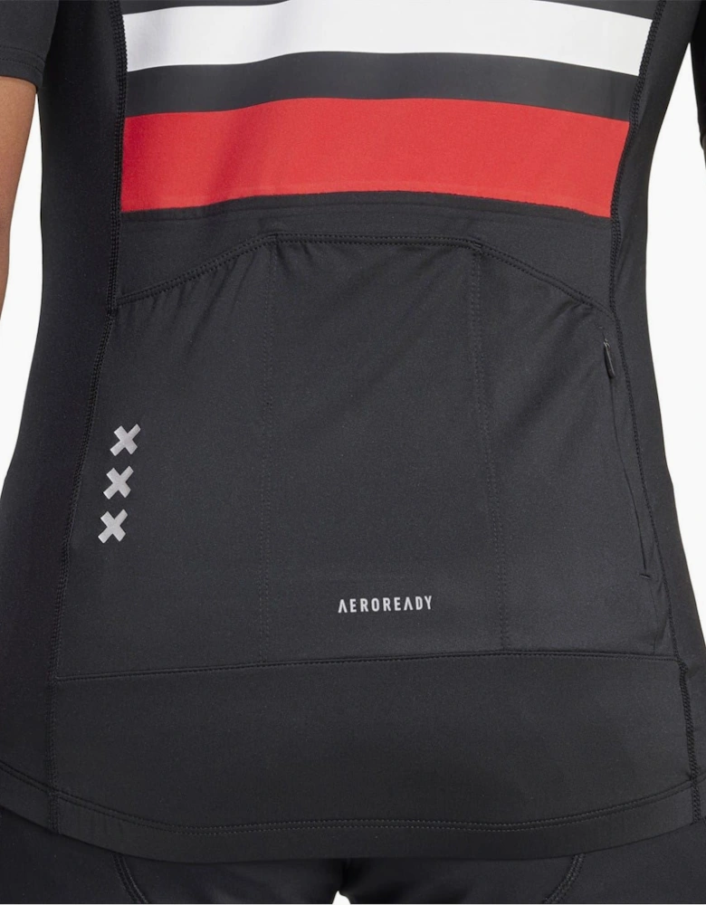 Mock Neck Short Sleeve Slim Fit Jersey