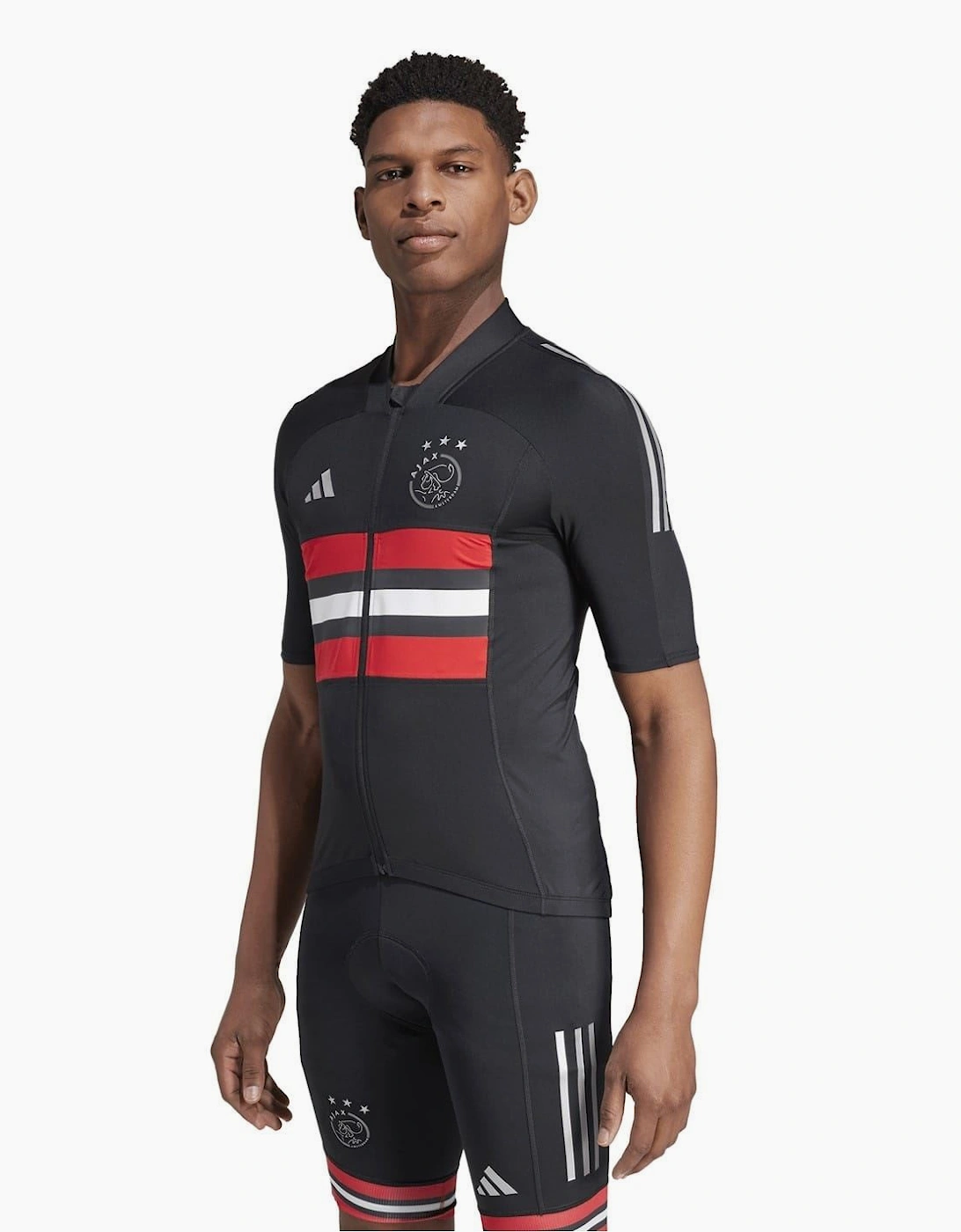 Mock Neck Short Sleeve Slim Fit Jersey