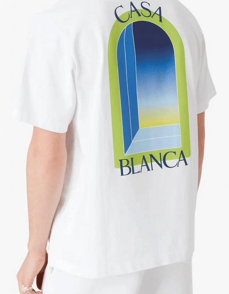 Arches Logo Regular Fit White/Lime T-Shirt