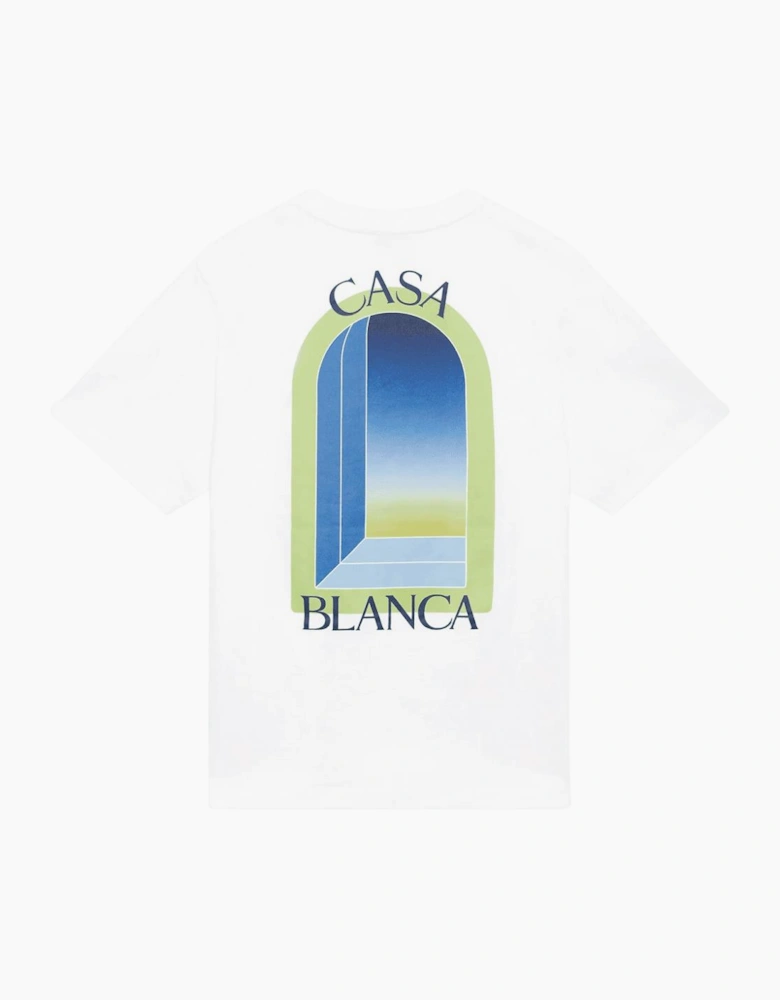 Arches Logo Regular Fit White/Lime T-Shirt