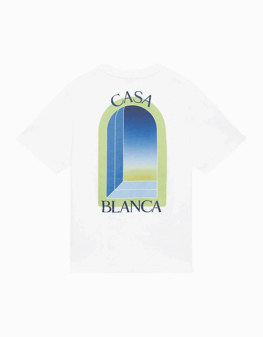 Arches Logo Regular Fit White/Lime T-Shirt, 4 of 3