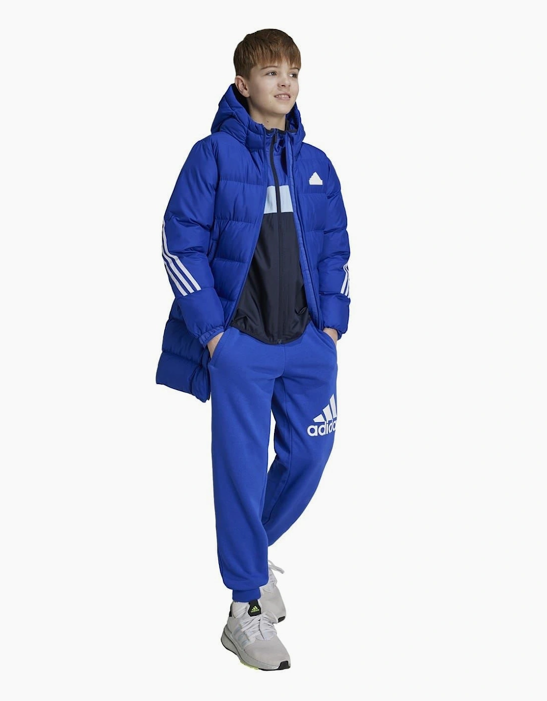 Future Icons Long Padded Jacket Juniors