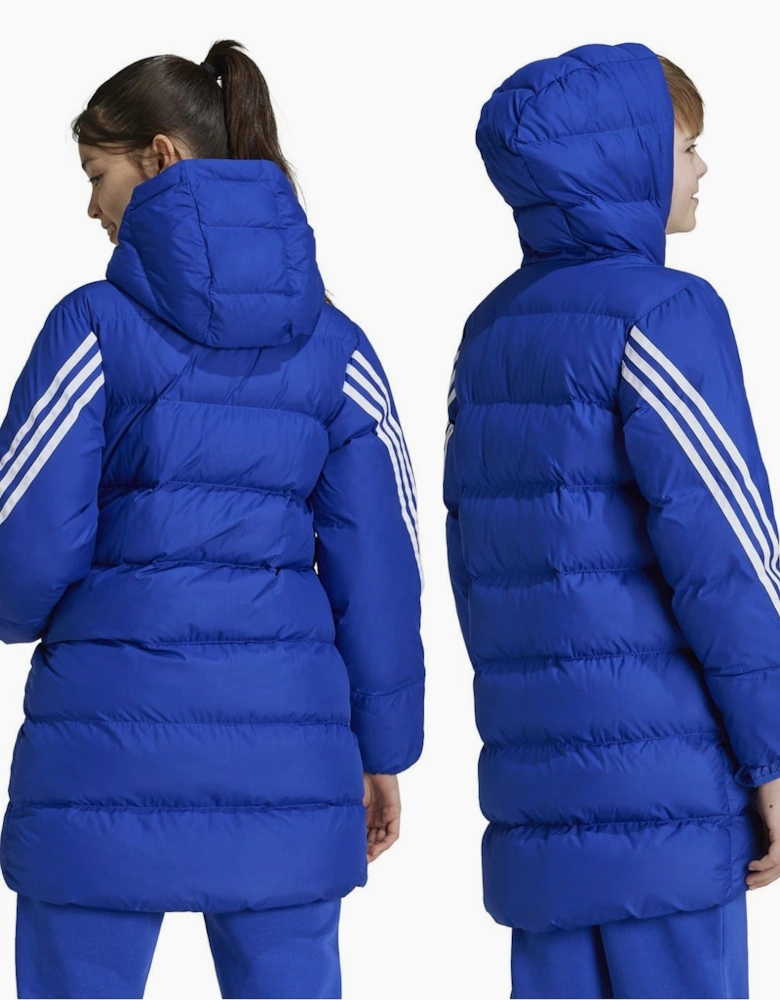 Future Icons Long Padded Jacket Juniors