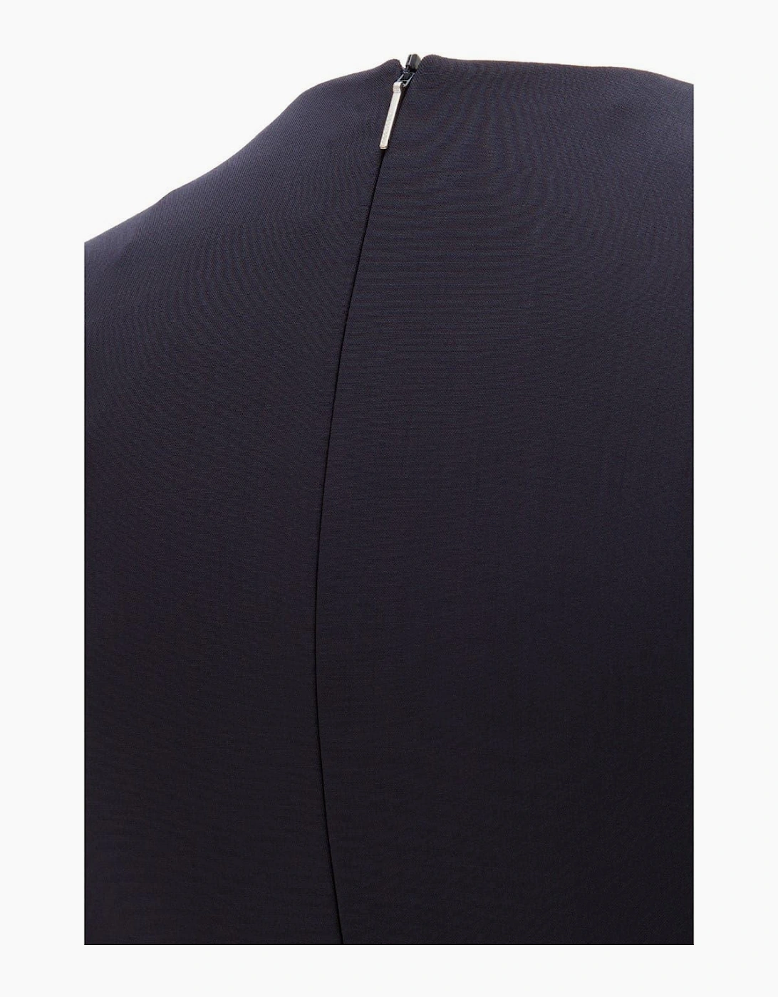 Daleno V-Neck Three Quarter Sleeve Knee Length Dress