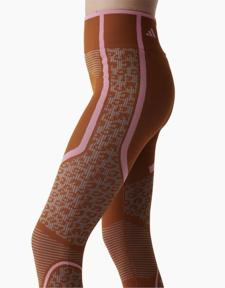 Geometric Patterned Shapewear Leggings