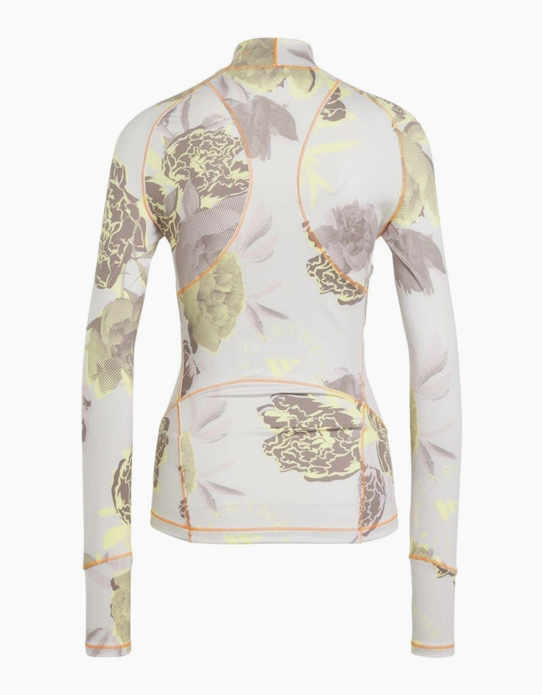 Mock Neck Raglan Sleeve Long Sleeve Jersey T-Shirt