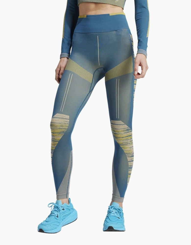 Geometric Patterned Shapewear Leggings