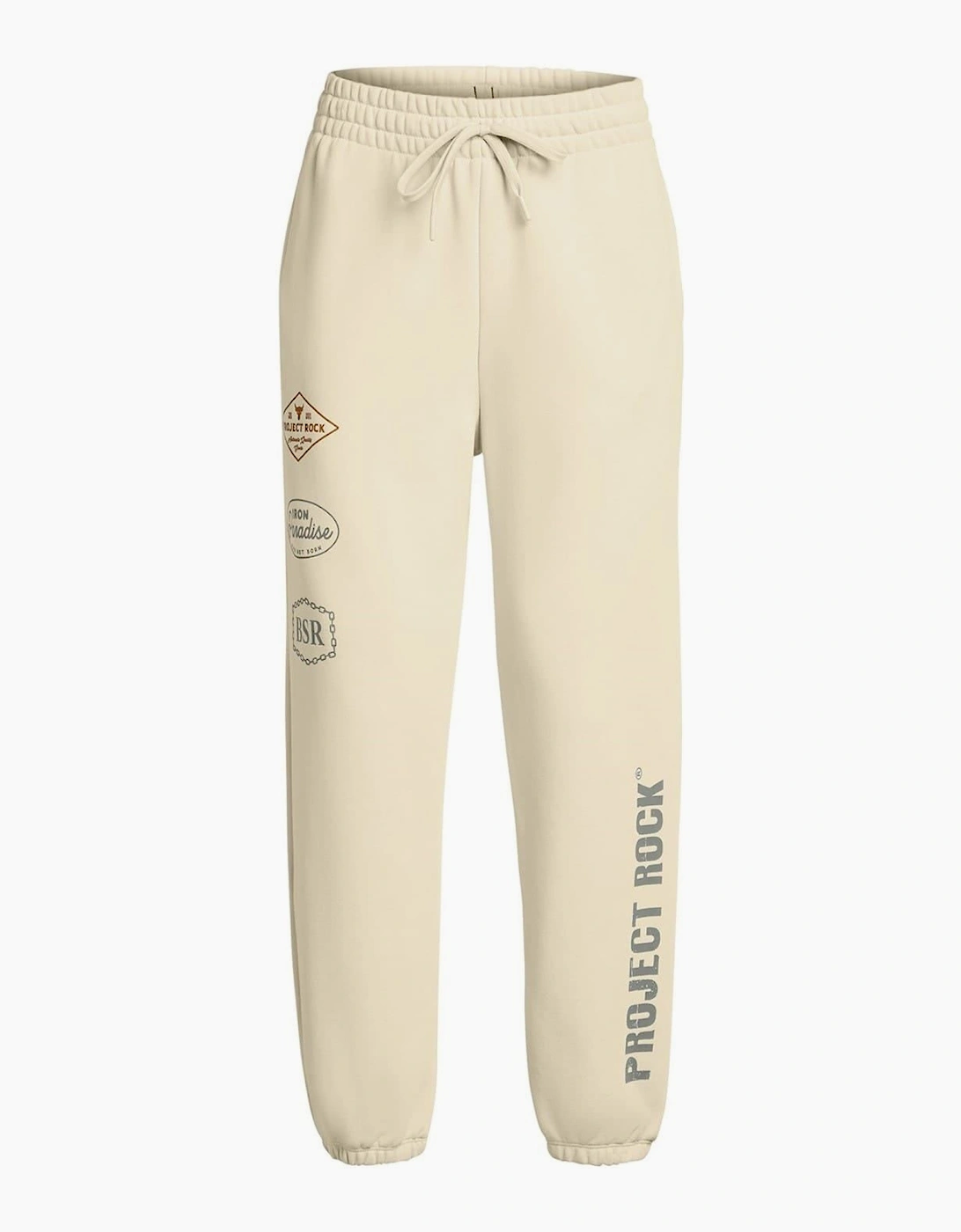Under Armour Women's Brown Project Rock Lettering Graphic Joggers  14/30In 14 L