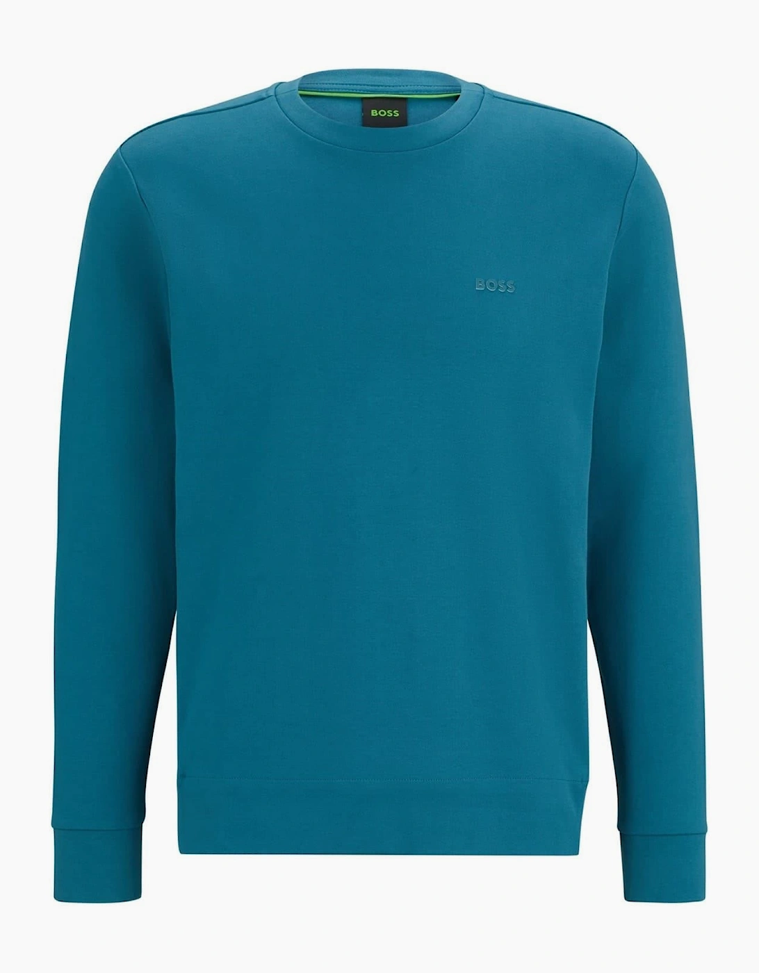 Crew Neck Ribbed Collar Raglan Sleeve Sweatshirt, 6 of 5