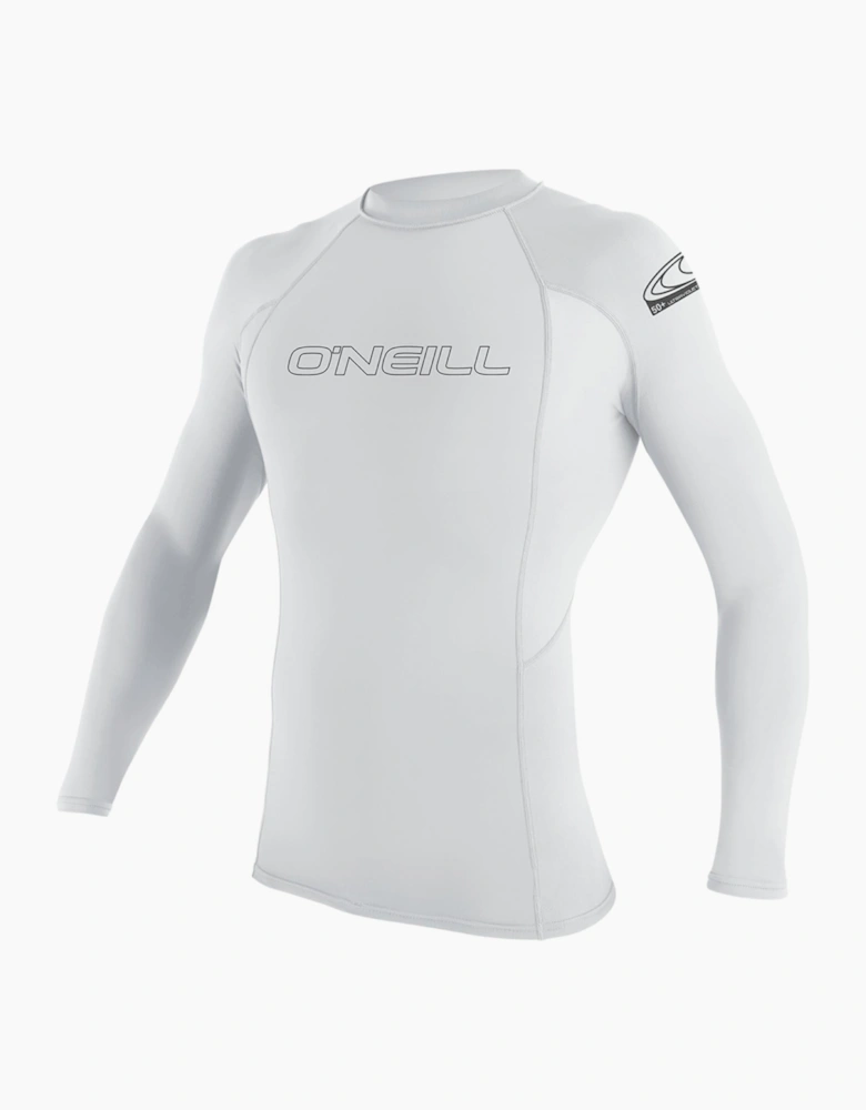 O'Neill Mens Basic Skins Long Sleeve Rash Vest