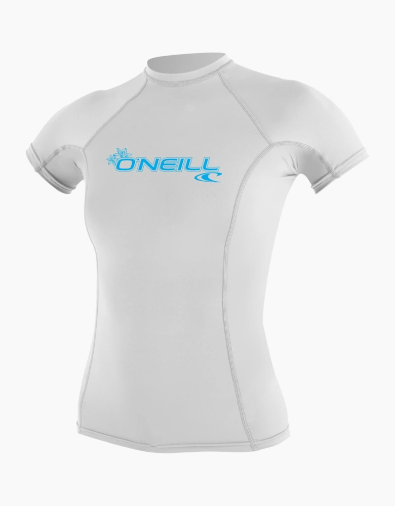 O'Neill Womens Basic Skins Short Sleeve Rash Vest