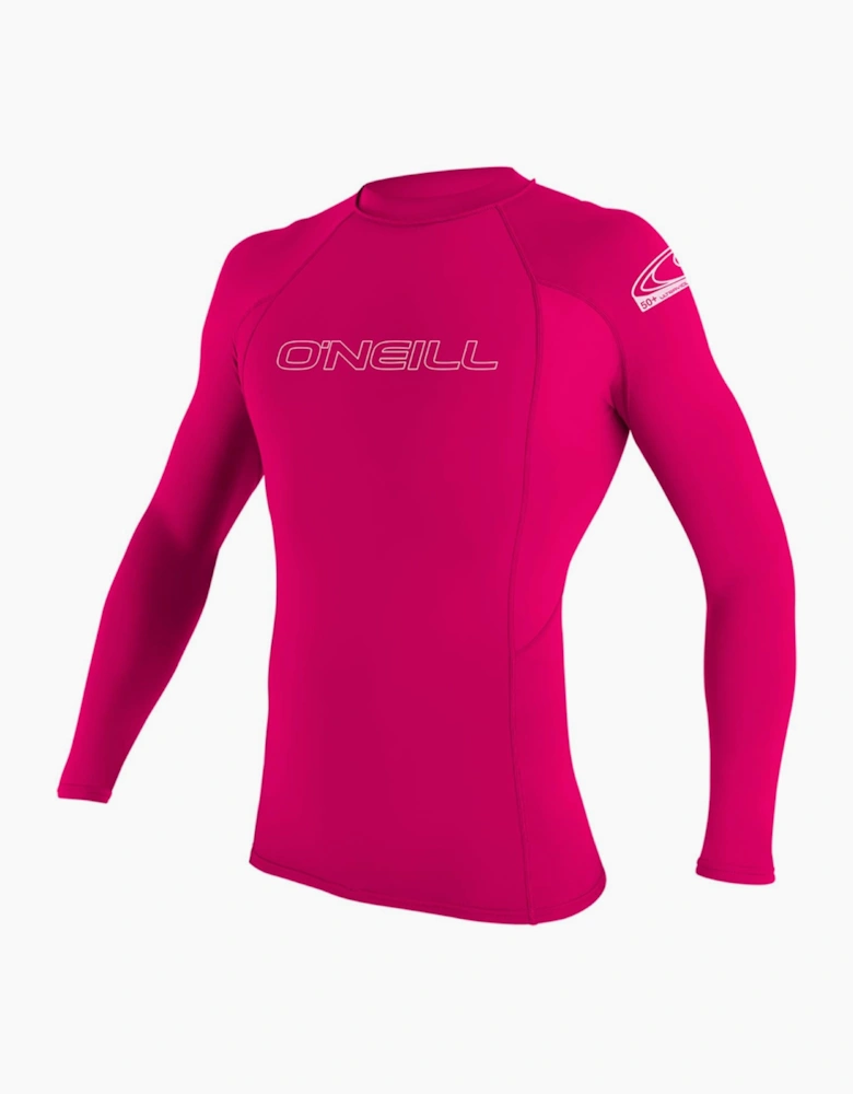 O'Neill Kids Basic Skins Long Sleeve Rash Vest