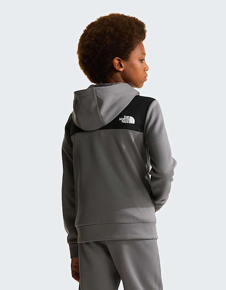 The North Face Kids Reaxion FZ Hoodie in Grey