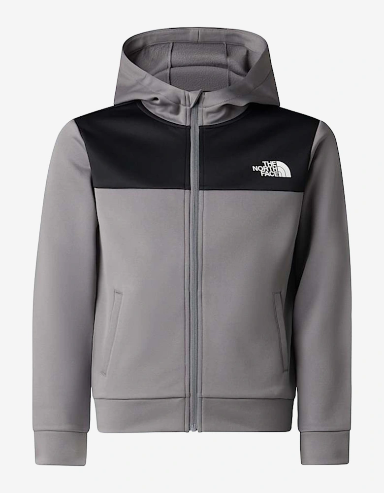The North Face Kids Reaxion FZ Hoodie in Grey