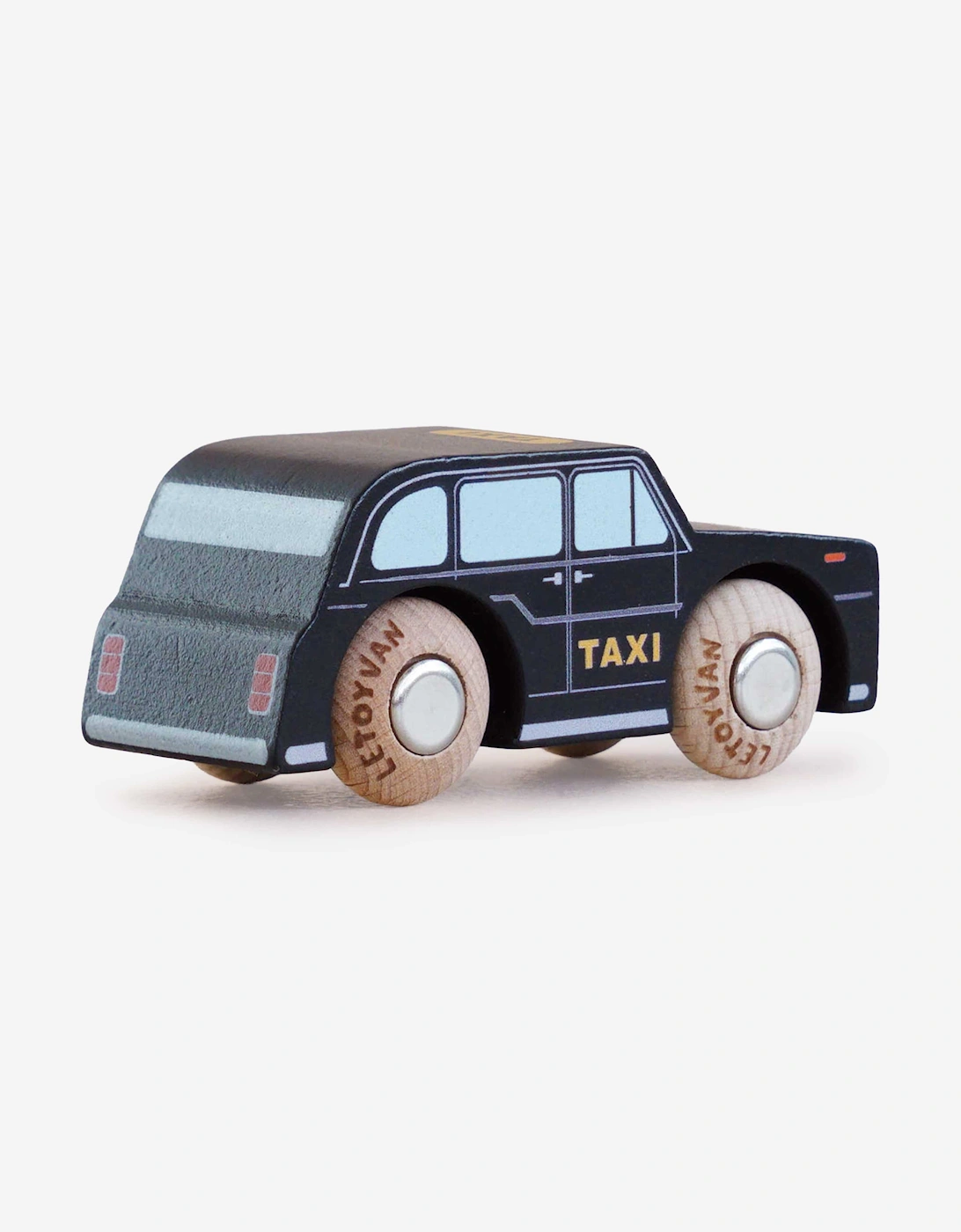 Le Toy Van GT275 Bertie Classic Cab Wooden Toy in Black (W:7.8cm x D:3cm x H:3.7cm)