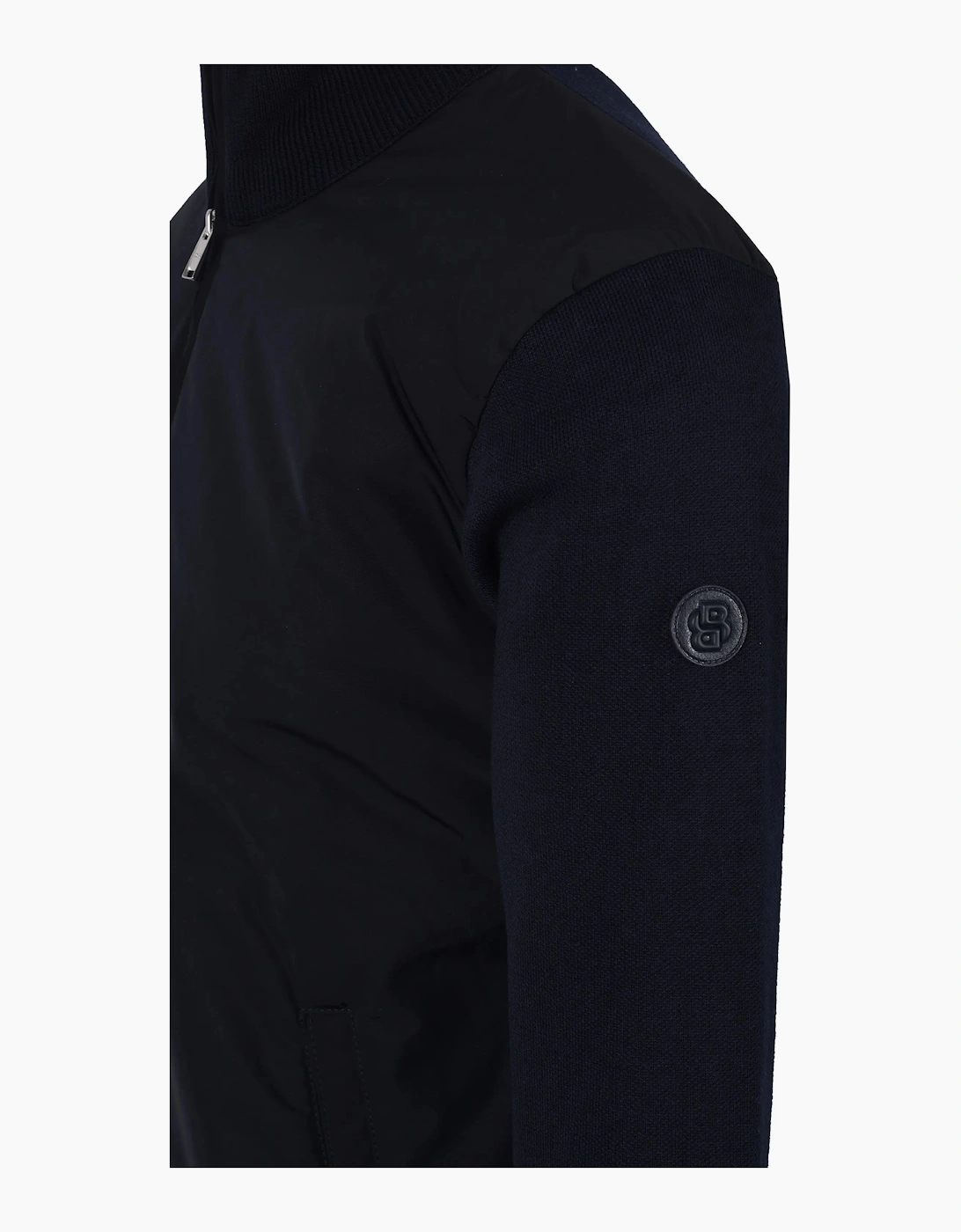 Boss Black Ibaio Mix-Media Jacket Dark Blue