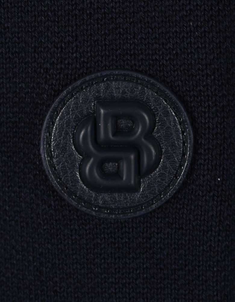 Boss Black Ibaio Mix-Media Jacket Dark Blue