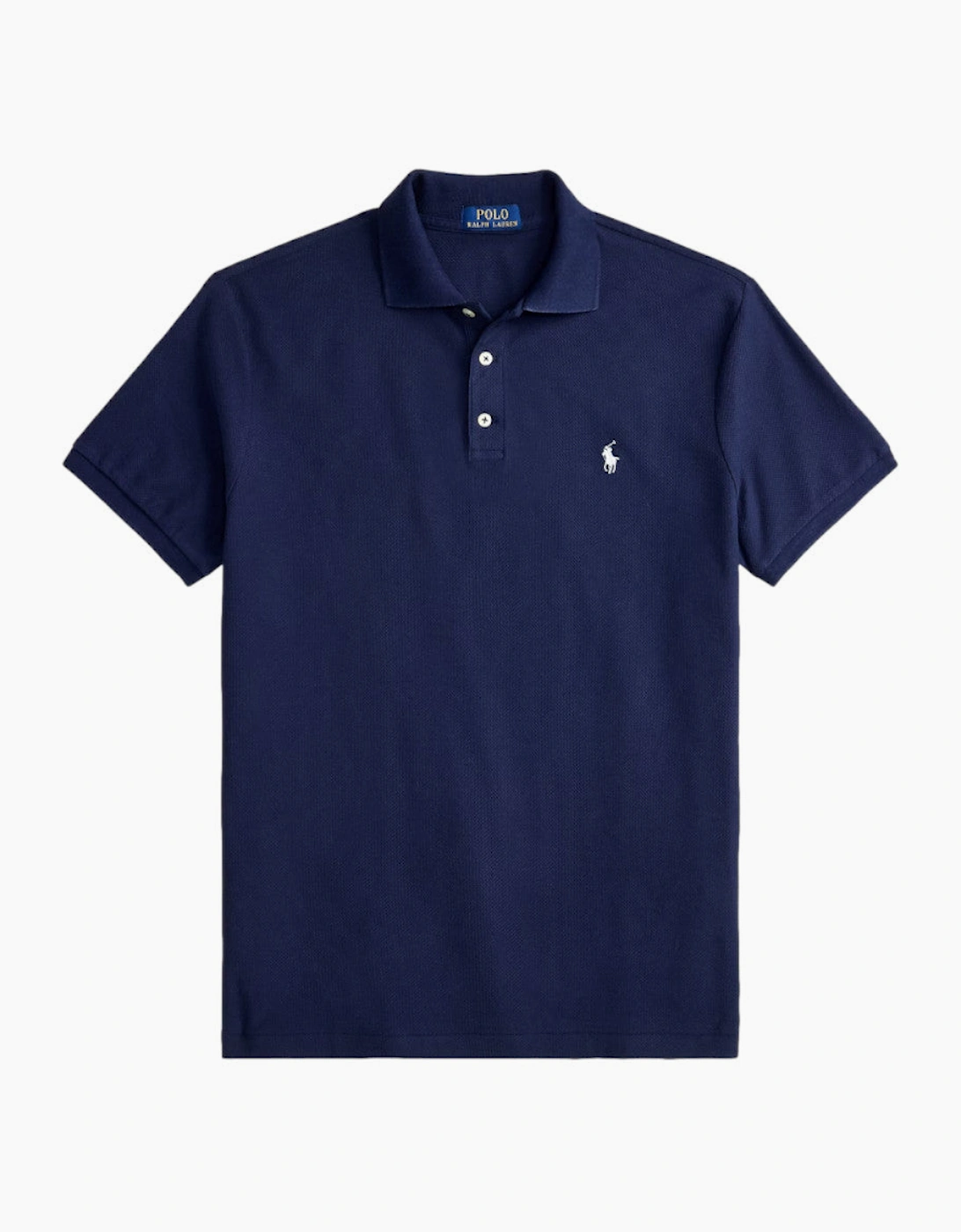 Polo Ralph Lauren Honeycomb Texture Polo Shirt 005 Cruise Navy