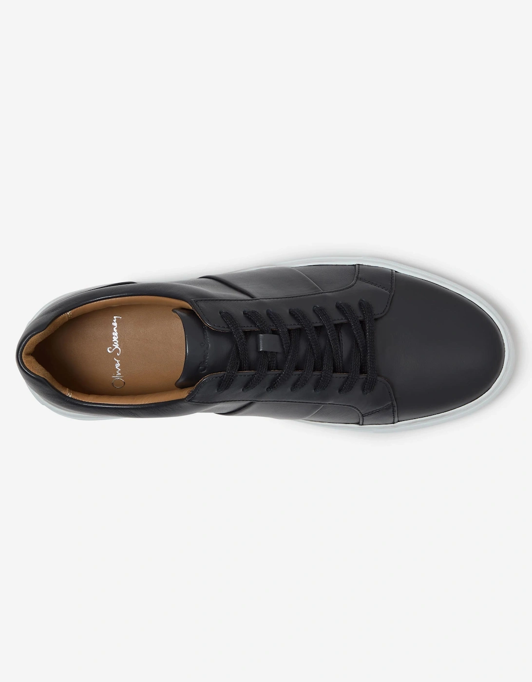 Oliver Sweeney Kendal Leather Mens Trainers - Navy
