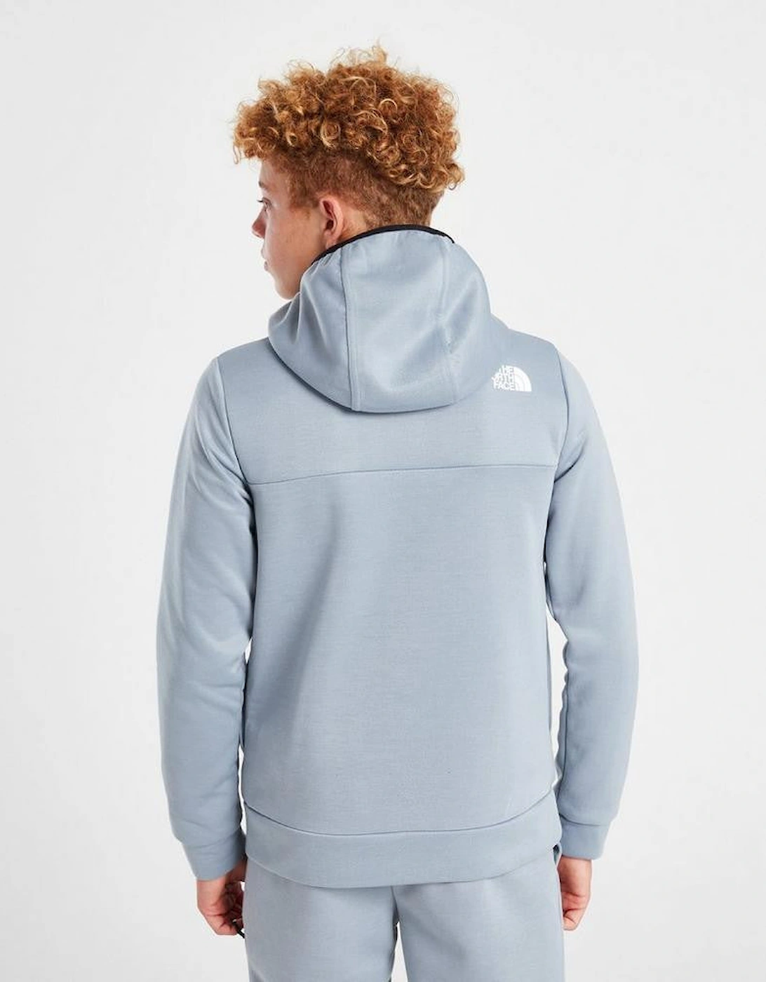 The North Face 1/4 Zip Kids Hoodie Grey