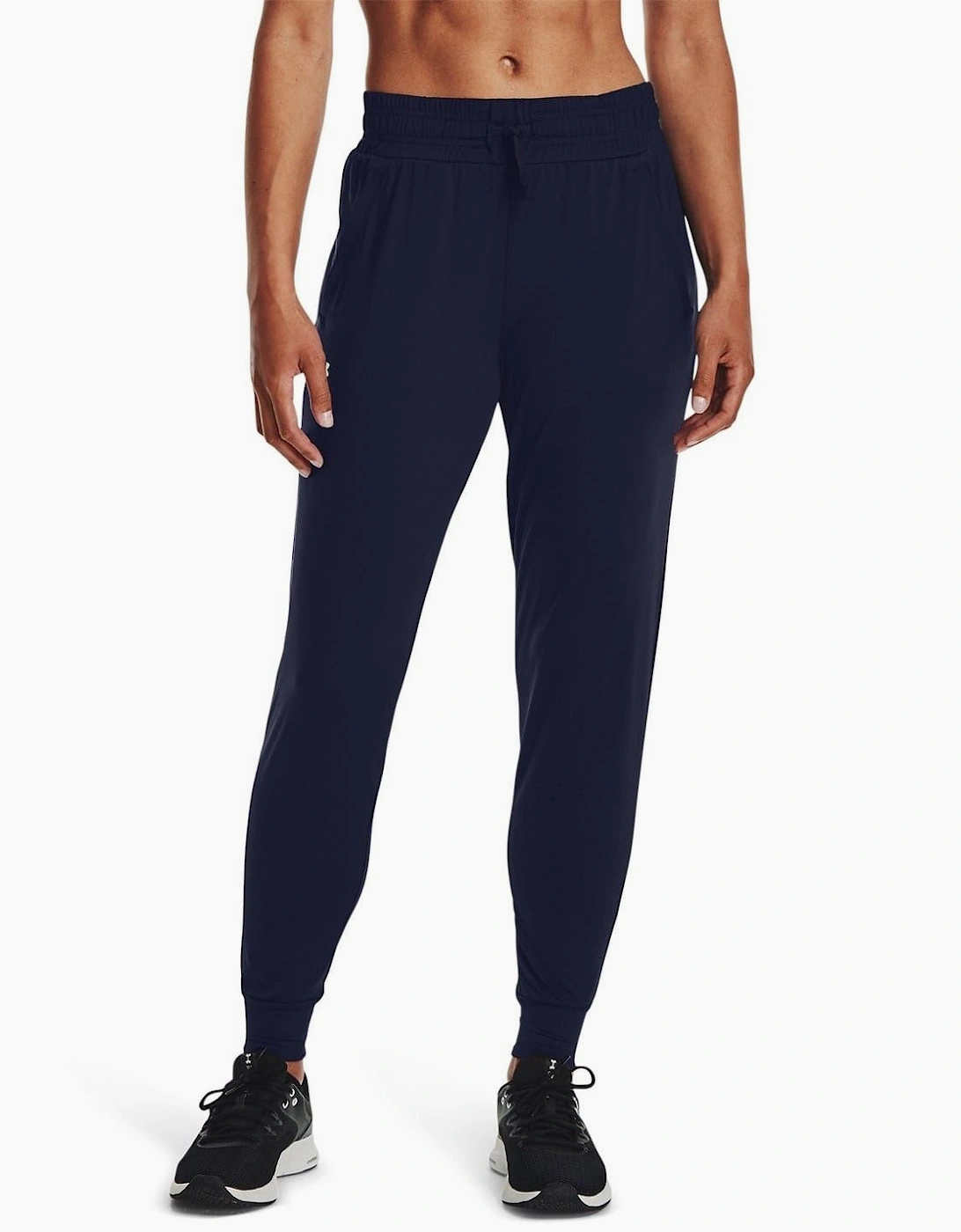 Solid Patterned Slim Joggers