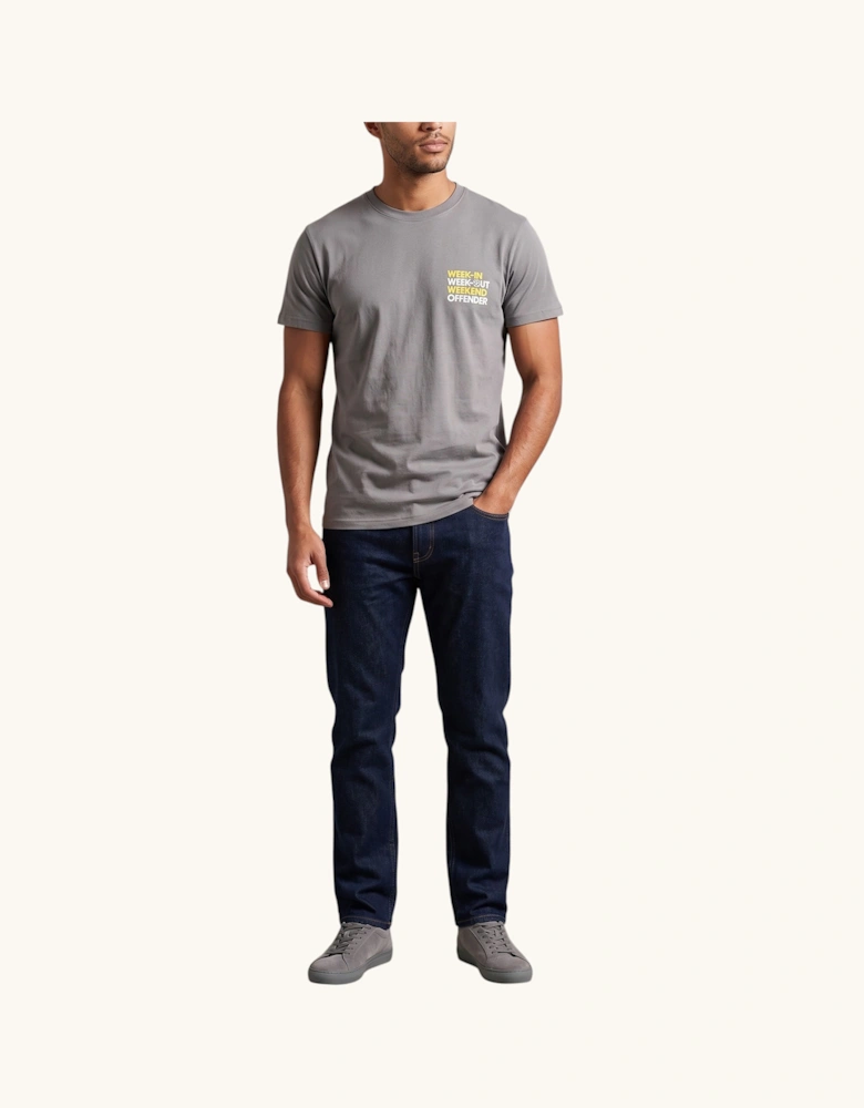 Weekend Offender Mens T Shirts Week In Crew Neck Short Sleeve Cotton Summer Tee