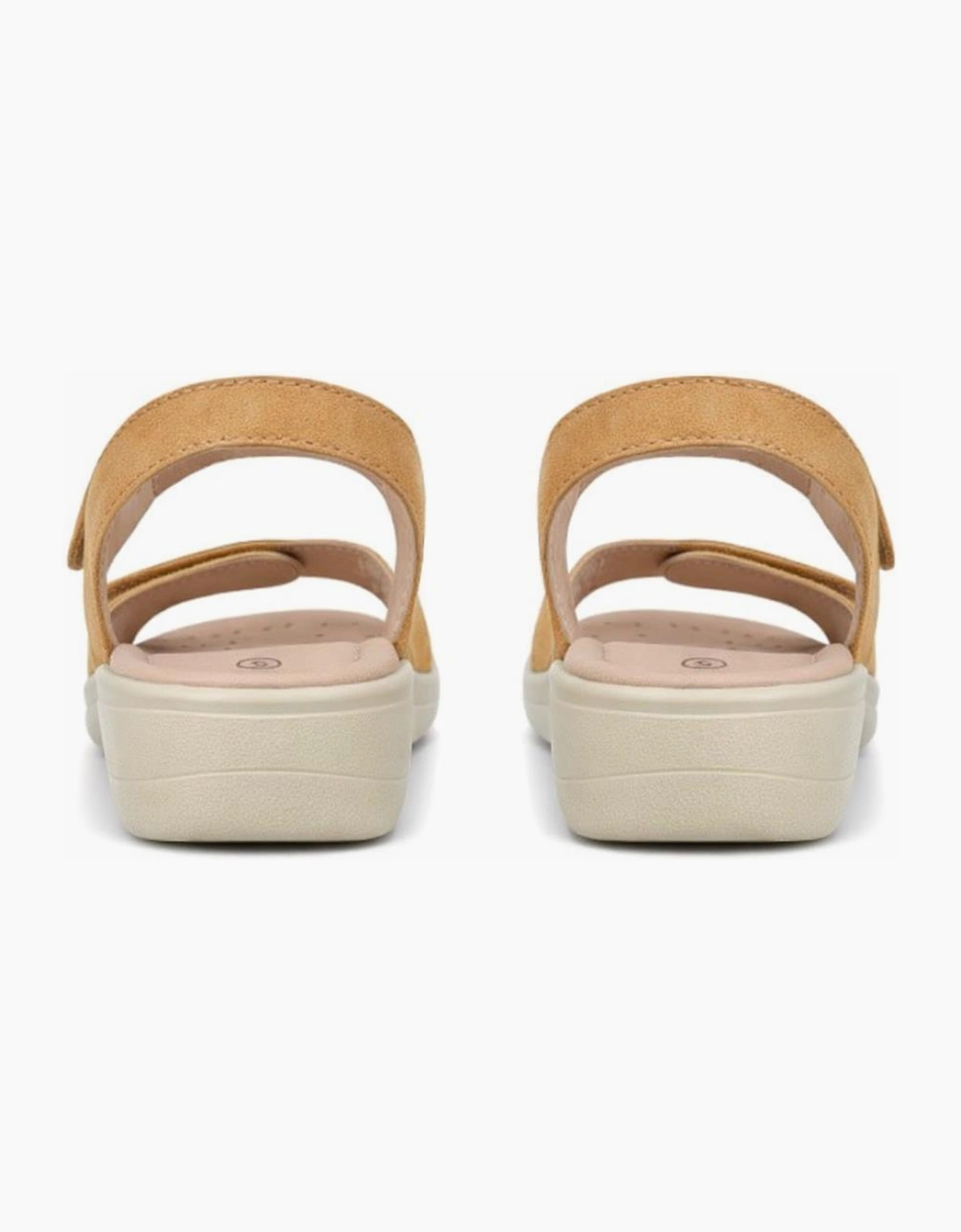 Ladies Cross Strap Sandals Beige