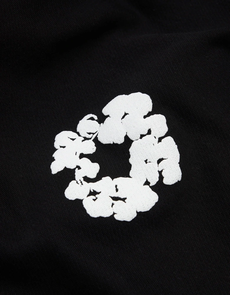 Denim Tears Cotton Wreath Black White Bottoms