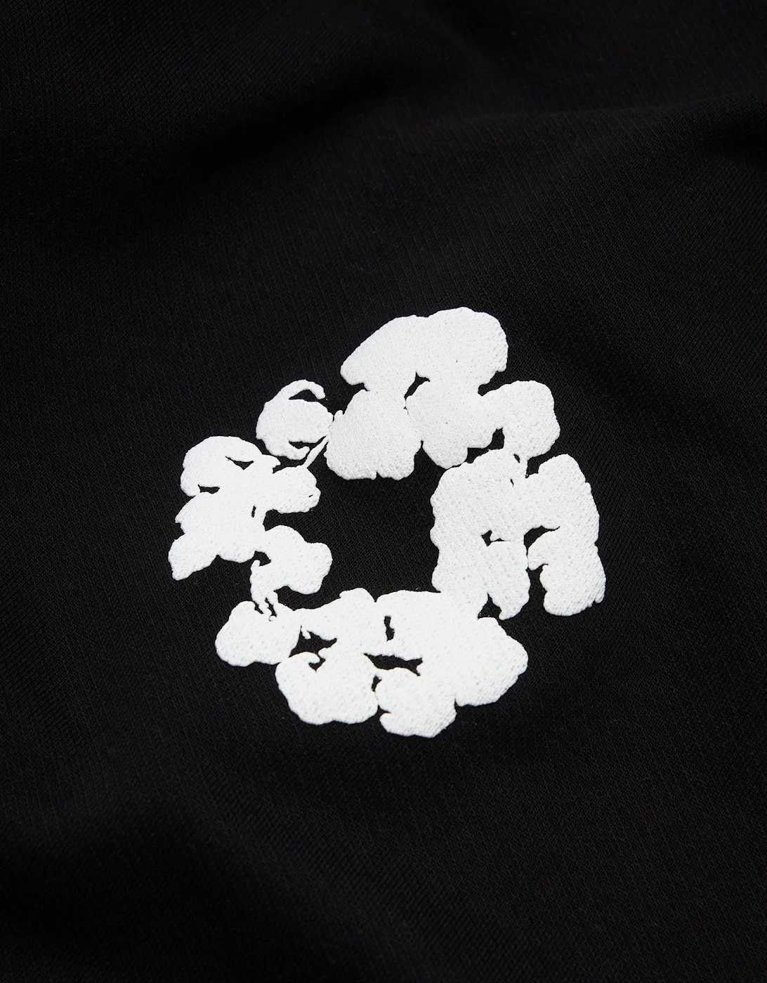 Denim Tears Cotton Wreath Black White Bottoms