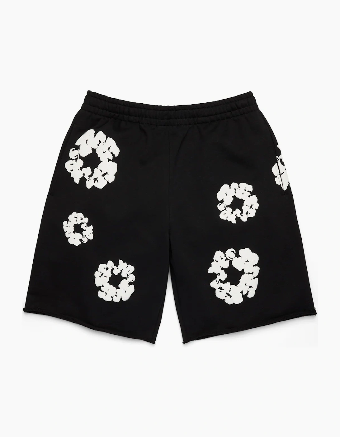 Denim Tears Cotton Wreath Black White Shorts, 4 of 3