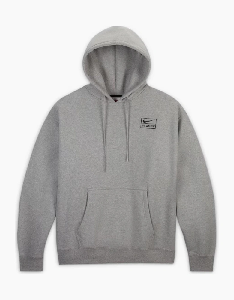 Stussy x Nike Collab Hoodie Grey
