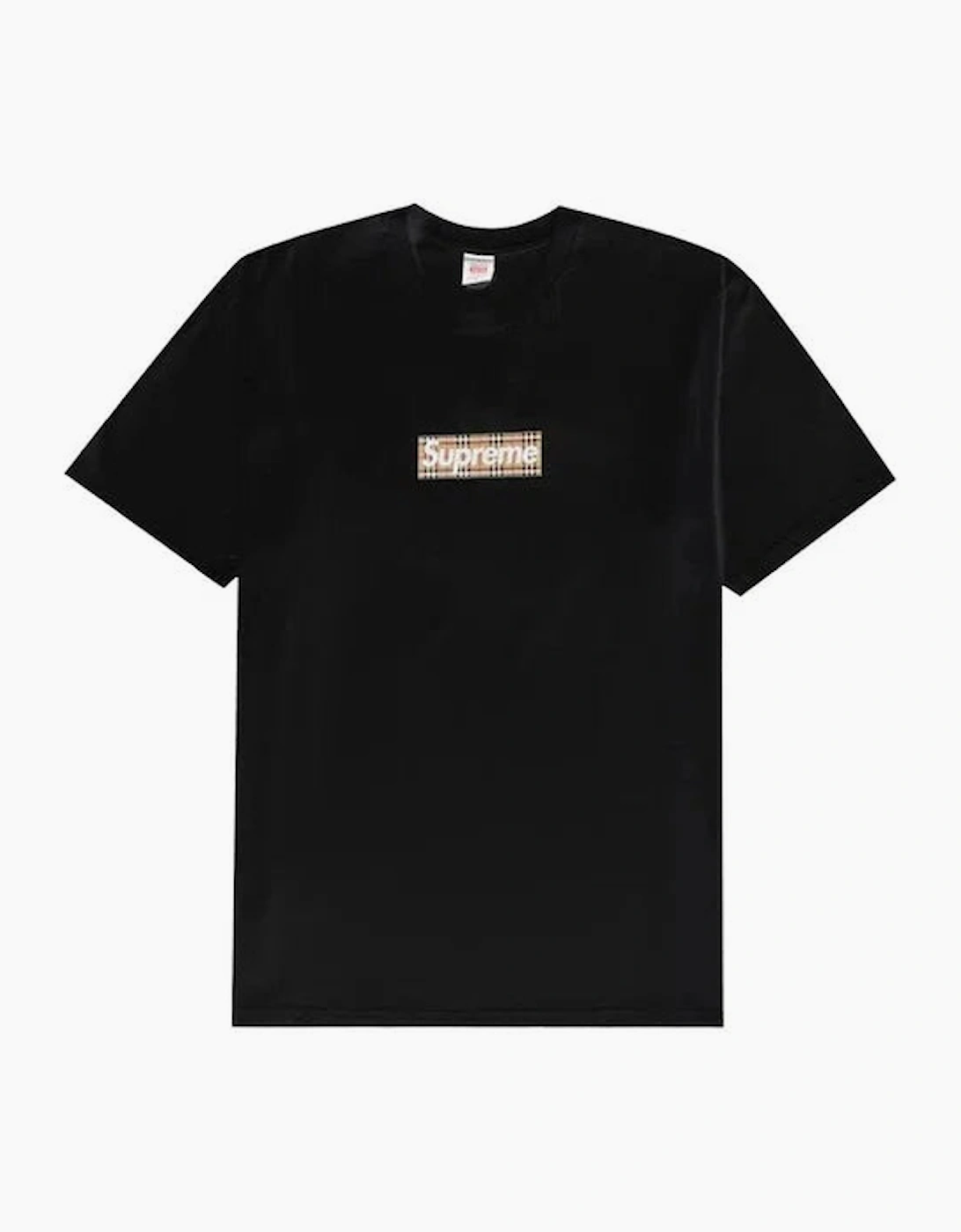 Supreme Burberry Box Logo Tee Shirt Black, 2 of 1