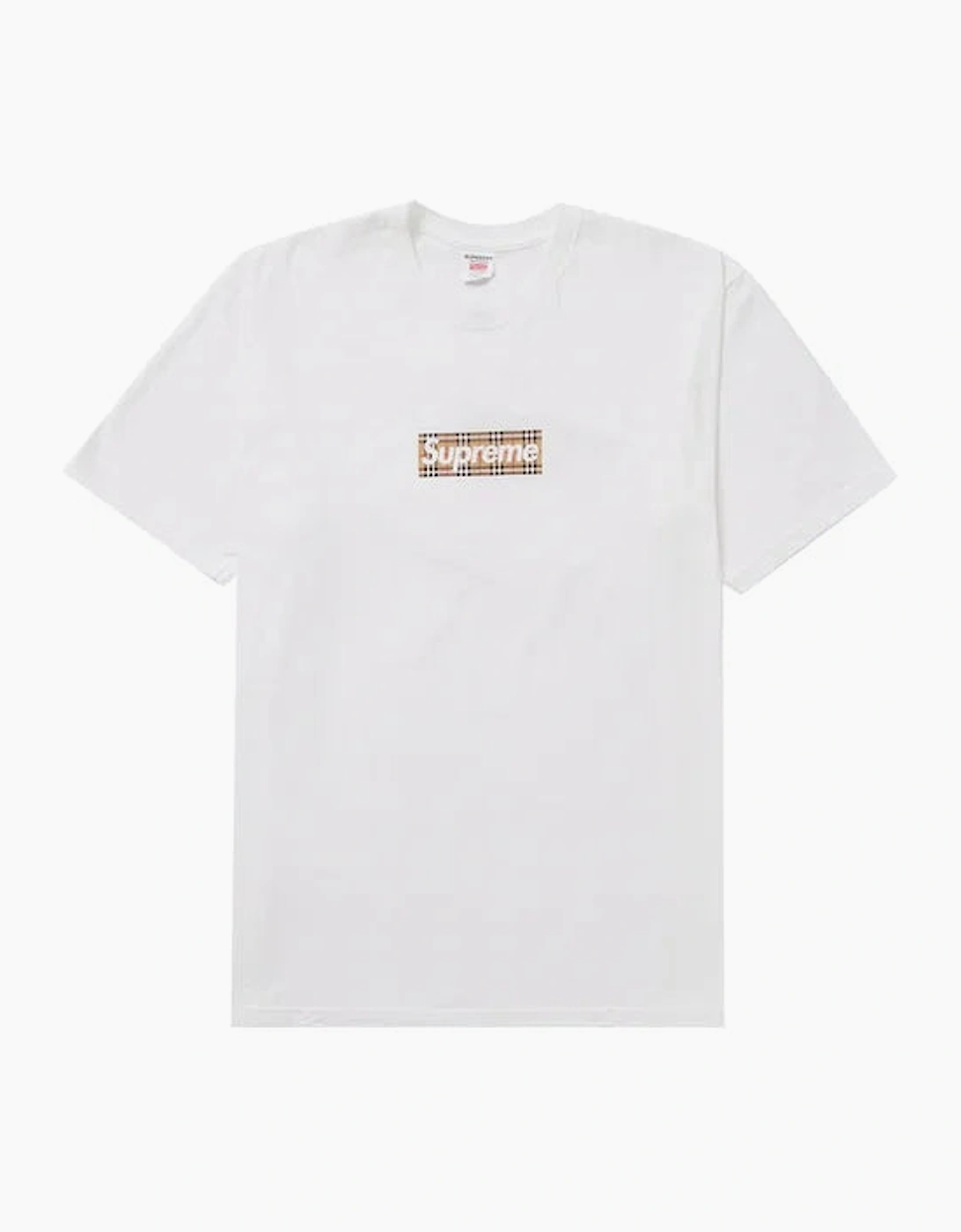 Supreme Burberry Box Logo Tee Shirt White, 2 of 1