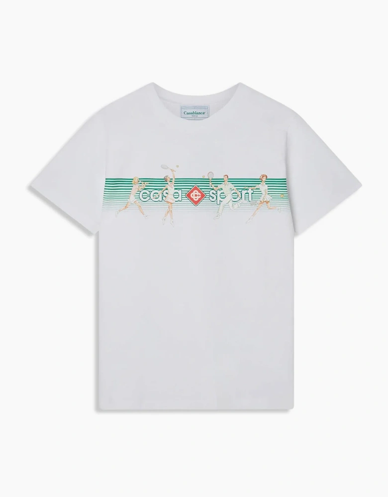 Casa Blanca Tee Shirt Playful Stripes