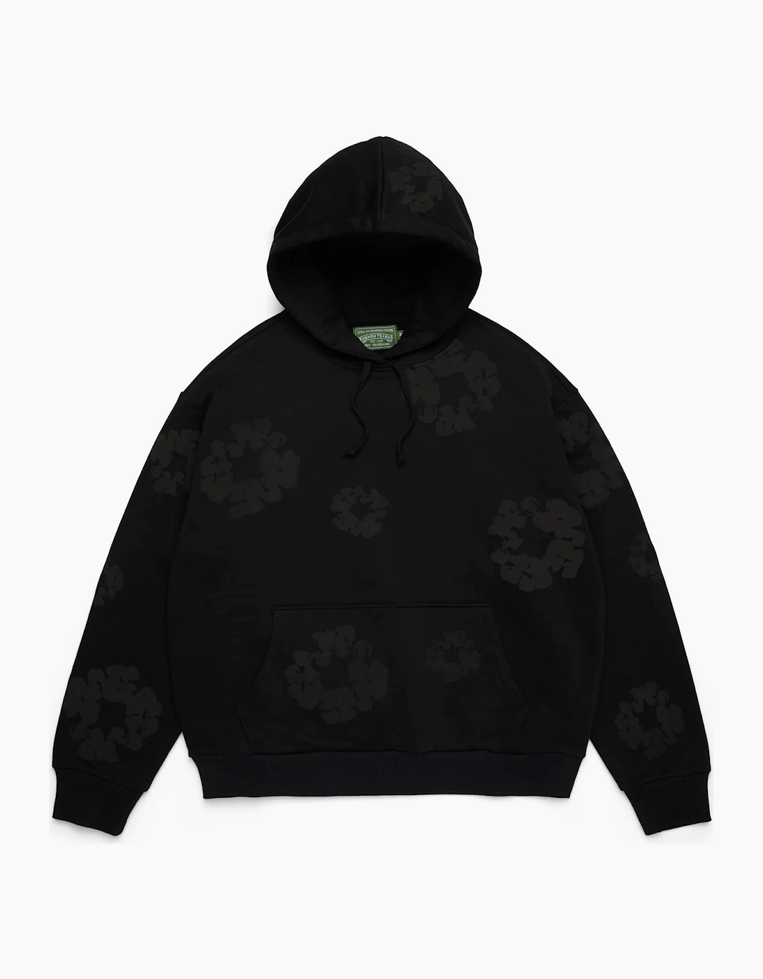 Denim Tears Cotton Wreath Monochrome Hoodie, 4 of 3