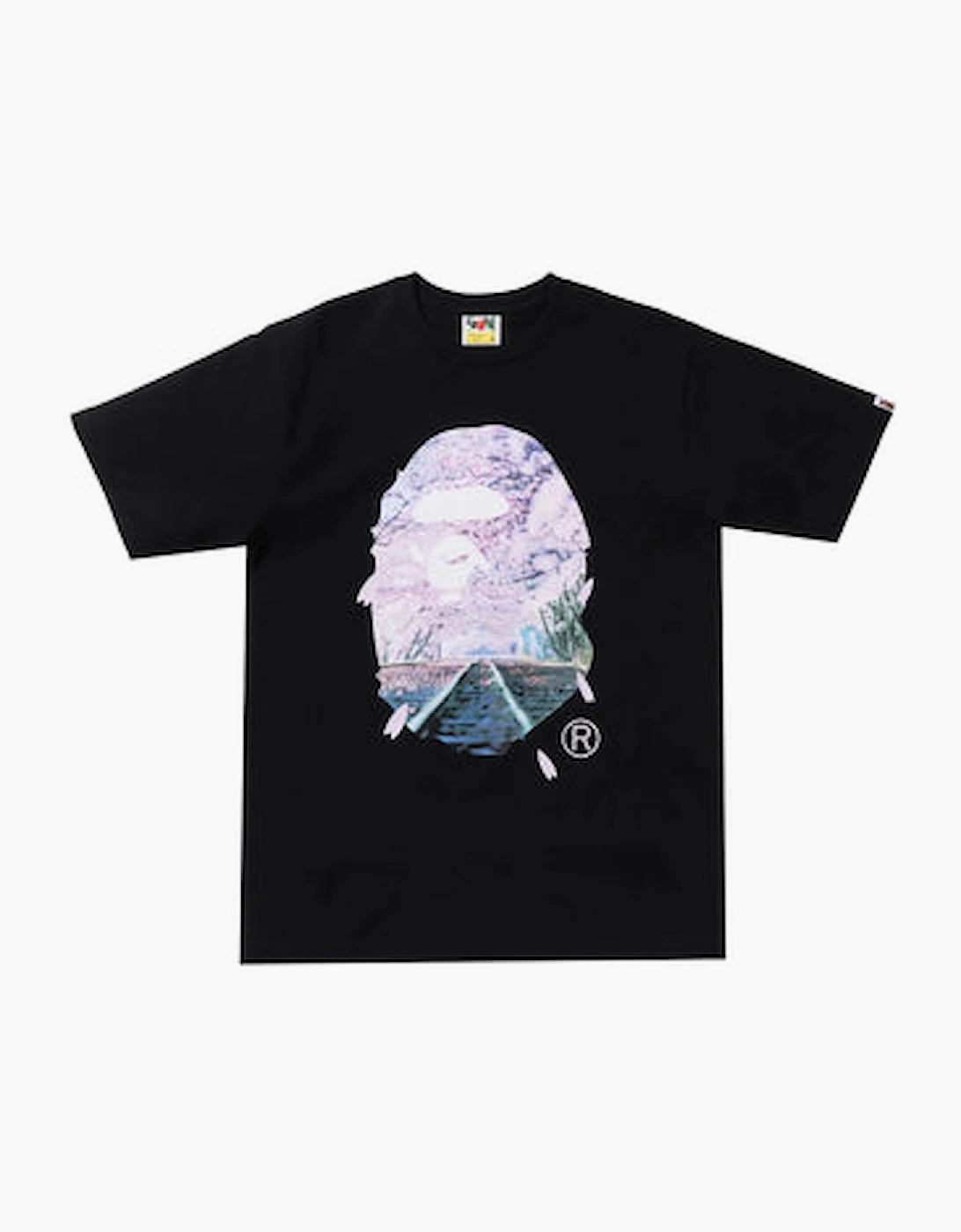 BAPE Sakura Photo Ape Head Tee (SS22) Black