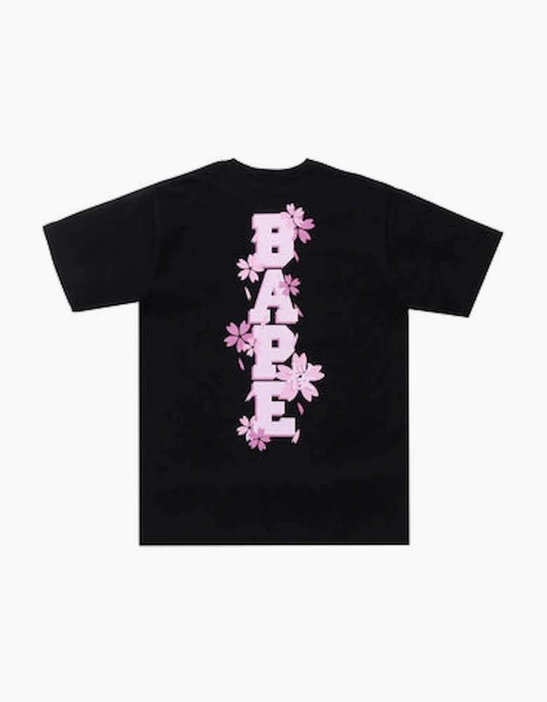 BAPE Sakura Photo Ape Head Tee (SS22) Black