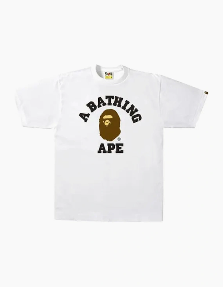 BAPE College Tee White