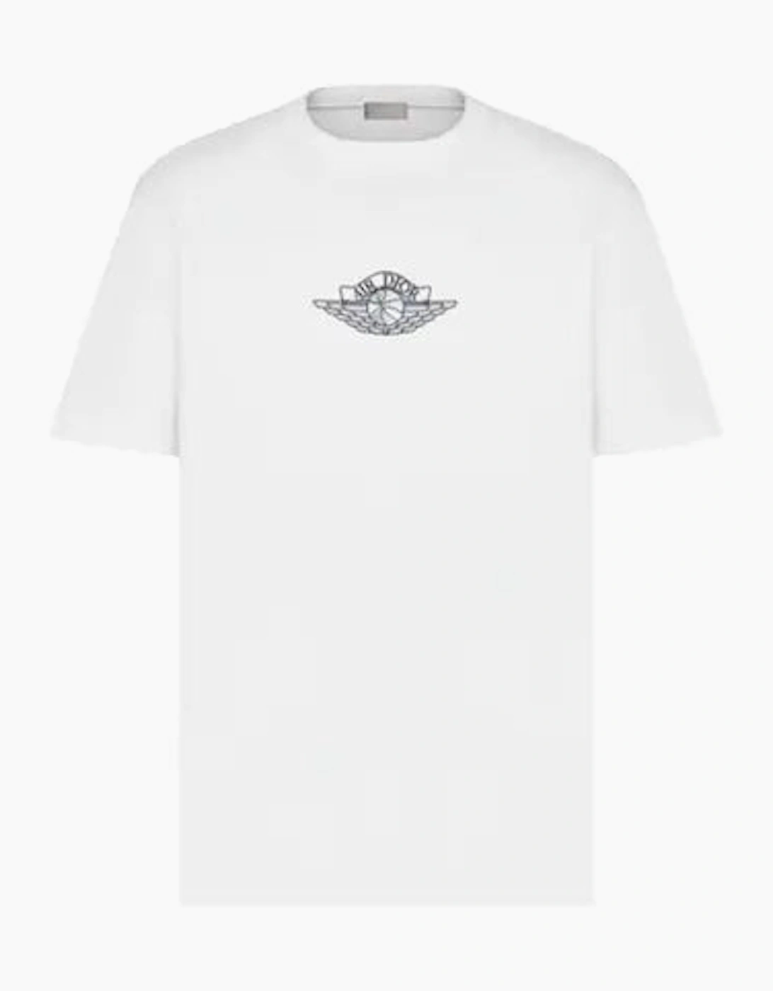 Air Dior Wings Logo Jordan Tee Shirt White