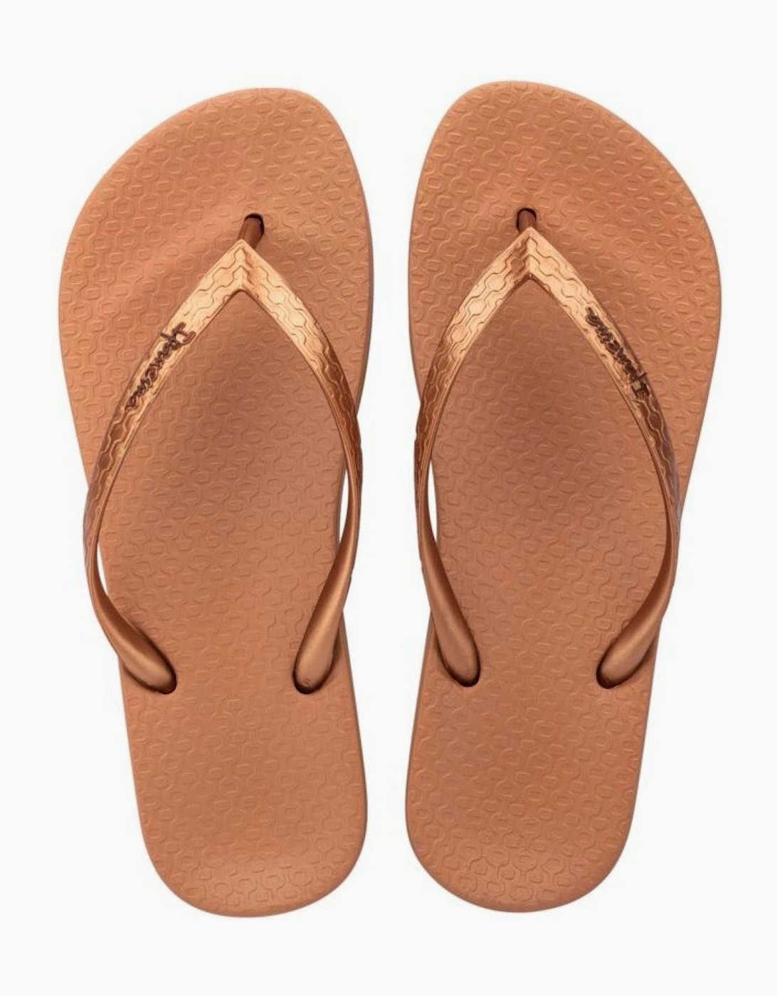 Ipanema Womens Anatomica Tan Vegan Flip Flops