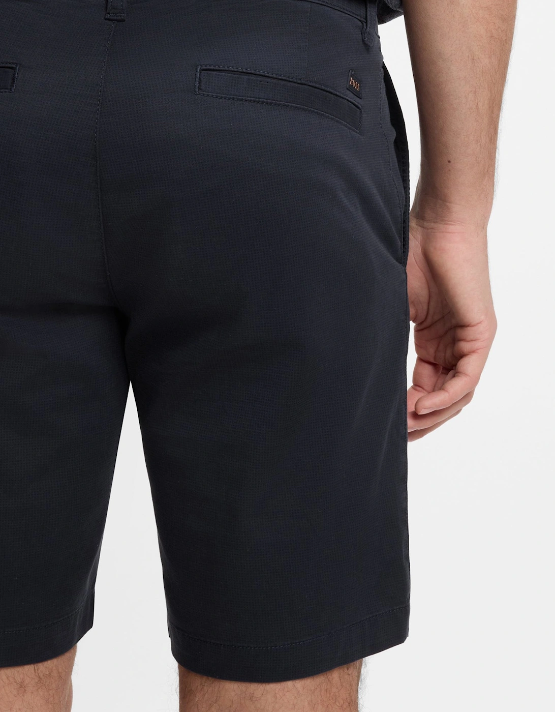 BOSS Orange Mens Slim Chino Shorts - Dark Blue 403