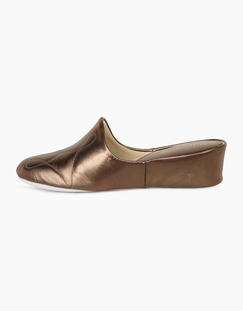 Dulcie Leather Ladies Slippers
