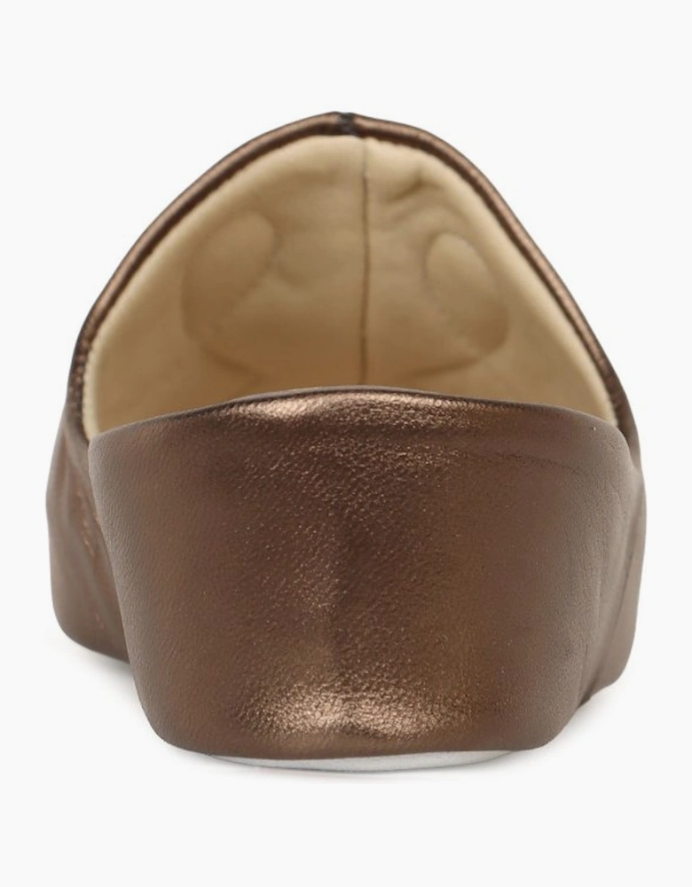 Dulcie Leather Ladies Slippers