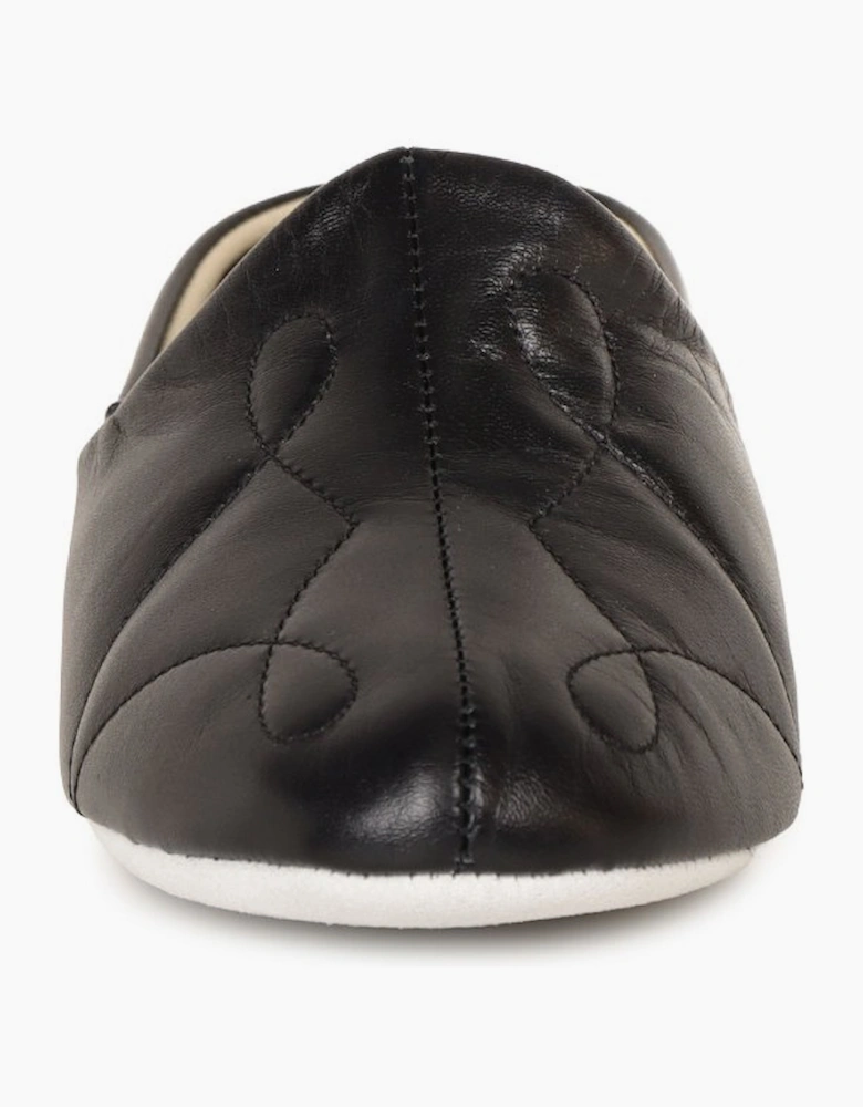 Dulcie Leather Ladies Slippers