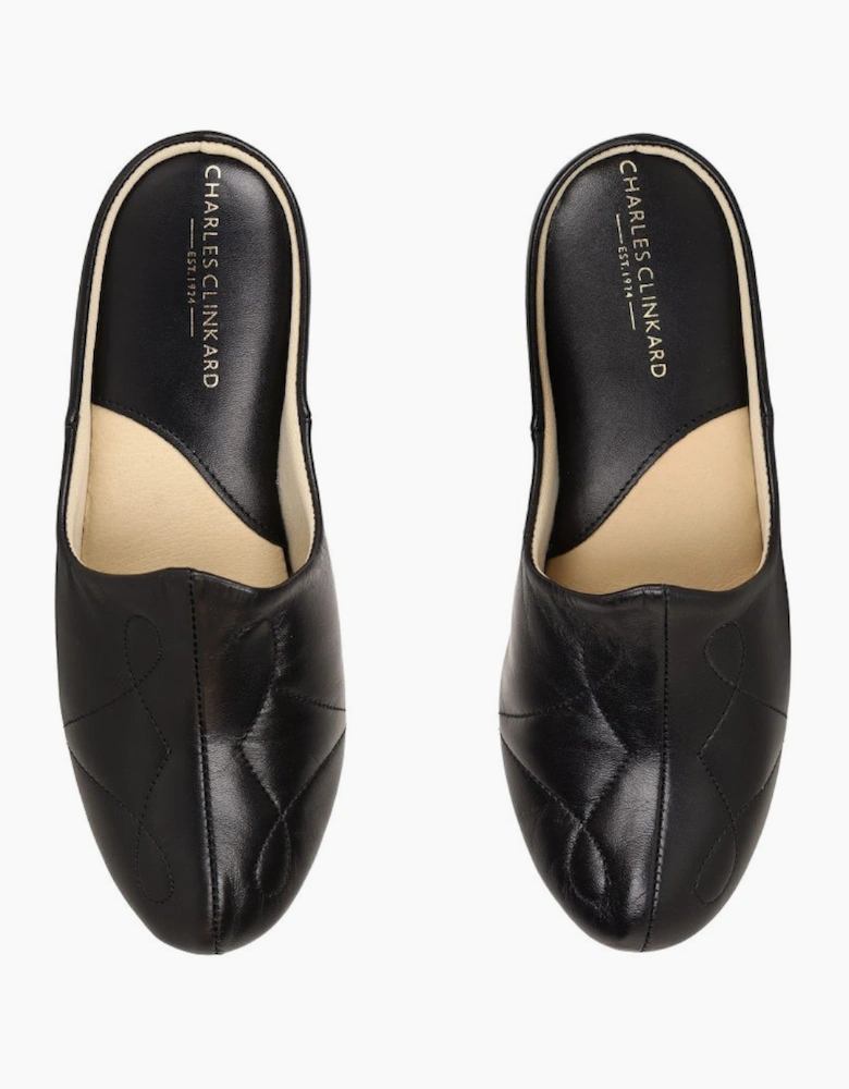 Dulcie Leather Ladies Slippers