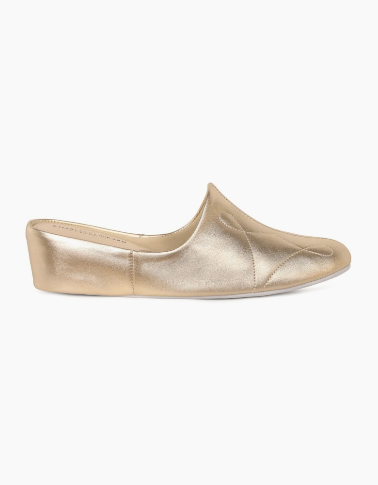 Dulcie Leather Ladies Slippers