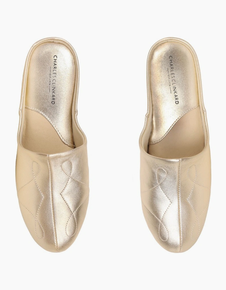 Dulcie Leather Ladies Slippers
