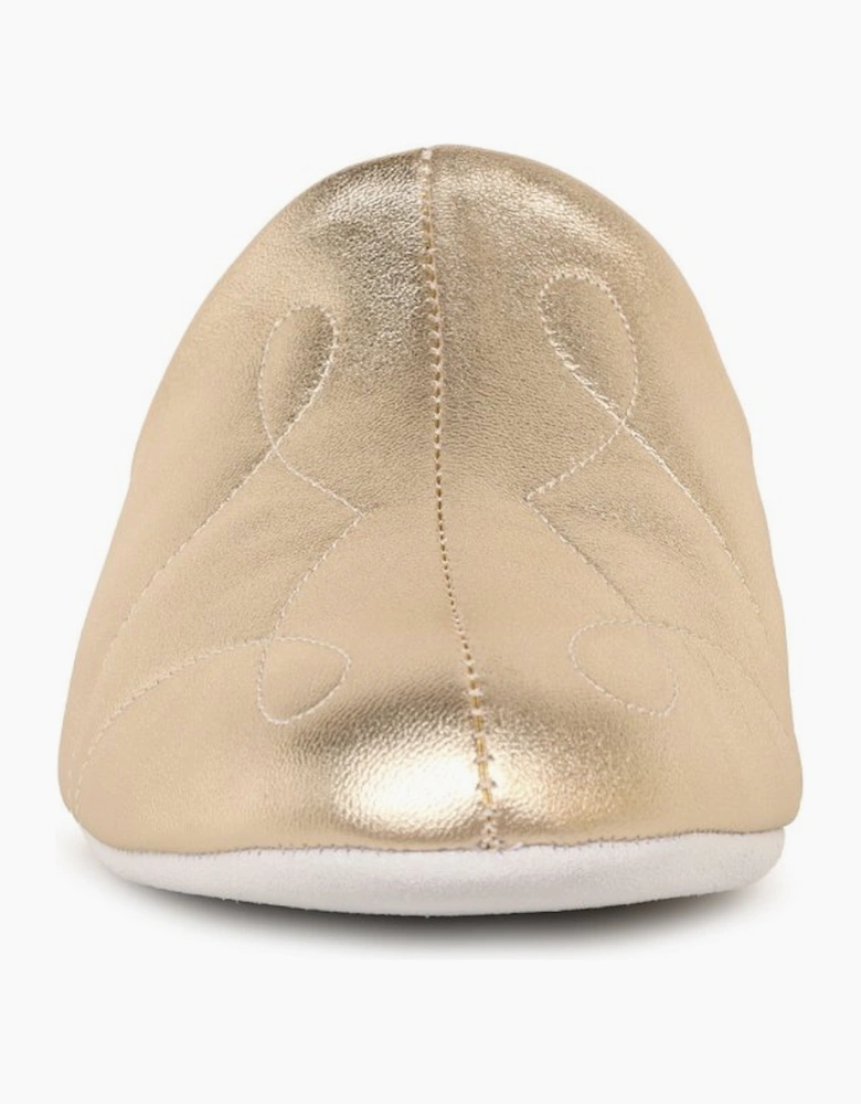 Dulcie Leather Ladies Slippers
