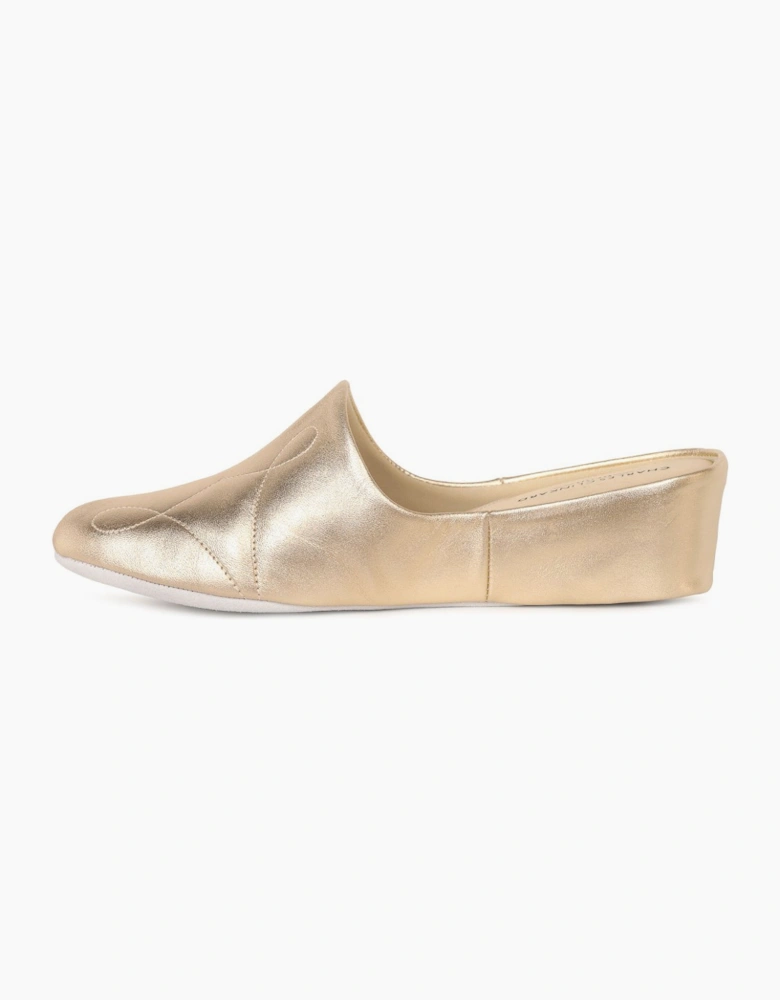 Dulcie Leather Ladies Slippers
