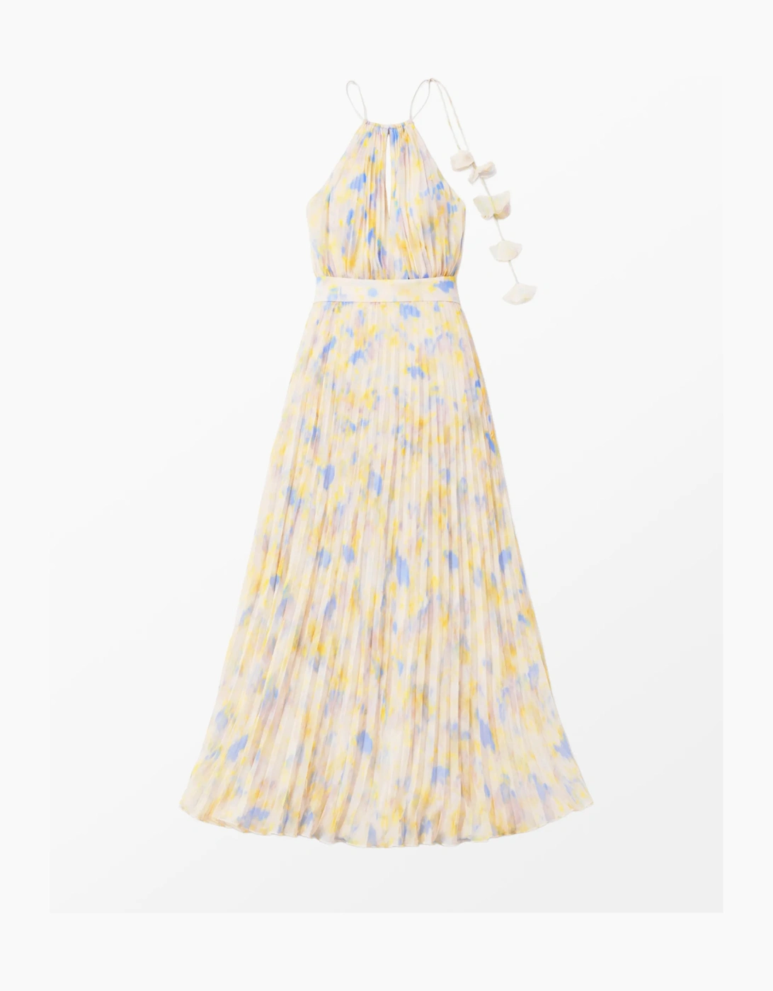 Ro&Zo Women's Multi Allegra Watercolour Floral Pleated Maxi Dress - Size 18